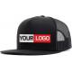 Mens And Womens Summer Fashion Stylish Black Embroidered Logo Cap - Customizable Design