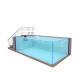 Transform Your Outdoor Space with AUPOOL's Clear Acrylic Panel Fiberglass Swimming Pool