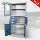 steel office furniture cabinet FYD-W020,H1850XW900XD400mm,glass/steel door with drawer