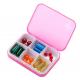 FDA Material Colorful Pill Cutter Crusher Splitter Medicine Tablet Holder Case custom pill box