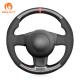 Custom Soft Suede Steering Wheel Cover for Seat Leon 1P FR Cupra Ibiza 6L MK2 Sports Style