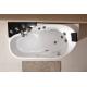 High Gloss Acrylic Whirlpool Bathtub White M1476-L Pure Sanitary Grade