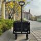 Easy Carrying And Moving Foldable Wagon Cart 600D Oxford PVC Cloth Material