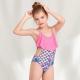 One Piece Girls Swim Wear Bikini Colorful Fish Scales Printed Girls Summer Swimsuit