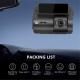 Front 4K Rear 2K UHD Invisible Dash Cam HD 1080p Car DVR 24H Parking Monitoring
