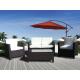 WF-15162 all weather outdoor conversation sofa furniture