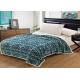 Household Bedding Coral Fleece Blanket Turquoise With ISO9001 Certificated