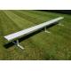 Long Life Aluminum Sports Benches / Anti Rusting Frame Portable Aluminum Benches
