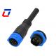 16 Pin Self Locking IP67 Power Connector 3 Pin Male Waterproof Power Cable
