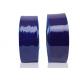 Blue PVC Packing Stretch Film Wrap Roll 35mm Width OD 230mm Brush Silk Customized