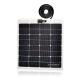 Anti Slippery Semi Rigid Solar Panels Rough ETFE 60w Monocrystalline Solar Panel