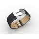 Top Quality Europe Fashion Stainless Steel Genuine Leather Silicone Bangle Bracelet ADB141