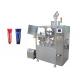 CE Auto Plastic Tube Filling And Sealing Machine Support Hand Cream Tube Filling