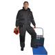 Padded Canvas Winter Work Coveralls Comfortable With Elasticated Cuffs And Waist
