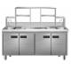 SUS304 0.4-1.2mm Stainless Steel Storage Cabinets For Commercial Kitchen