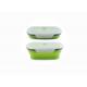 Portable Silicone Food Storage Containers / Silicone Folding Lunch Box