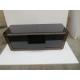 Black Mirrored TV Stand Gold Pattern W140 * D45 * H56cm Overall Size
