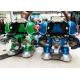 Walking Robot Shape Kiddie Bumper Cars Customized Color For Shopping Mall