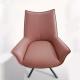 Comfortable Stylish Swivel Dining Room Chairs , PU Leather Fabric Swivel Chair