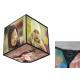 360 Rotating Baby Birth Souvenirs , Six Sides Cube Box Photo Frame For Home Decoration