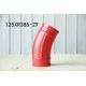 125*R385-29 Pump Bend Tube Red Color and  Customized Style for Concrete Pump Truck