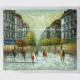 Classic Style 100% Hand - Made Contemporary Paris Oil Painting Flexible Neo
