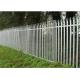 Galvanised Security Palisade Fencing Triple Point W Section Metal