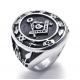Tagor Jewelry Super Fashion 316L Stainless Steel Casting Ring PXR362