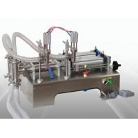 Double Head 2500ml 75KG Semi Automatic Liquid Filling Machine Water Bottle