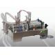 Double Head 2500ml 75KG Semi Automatic Liquid Filling Machine Water Bottle