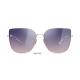 Metal Frames Non Polarized Sunglasses 76011 K2 Cat Eye For Women
