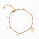 Attractive Stainless Steel Handmade Jewelry Pearl Chain Bracelet For Girl