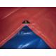 180gsm orange/blue color PE Tarpaulin, eyelets tarpaulin sheet, waterproof