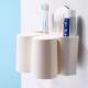 Irregularity ABS PVC Bathroom Toothbrush Holder Set Hung On The Wall