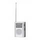 Plastic Portable Style AM FM Radio With Convenient Material Built - In Antenna