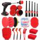 24 Pcs Car Detailing Brush Set  Wash Kit With Cleaning Gel For Interior Exterior Wheels Dashboard