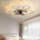 Smart Control LED Ceiling Fan With Timer And Three Color Light For Children