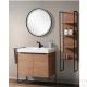 Single Sink Style Metal Frame Bathroom Wash Basin Home Cabinet Hotel Home Center