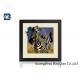 Hotel Decor Wall 3D 5D Pictures CMYK Full Color Lenticular With Black Frame