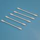 Biodegradable Paper Stick Double Round Head Qtips Cotton Bud Swab For Cleanroom