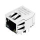 LPJ4514GENL 10/100 Base-T Magnetics RJ45 8P8C Connector For PoE+ Tab Down Green/Yellow LED