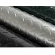Black Aluminum Tread Plate Flooring 0.025 Gauge With Customized Specification
