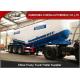 3 Axles 50 M3 dry unloading bulk power cement tanker truck trailer powerful tanker trailer