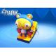 Kiddie Ride Baby Swing Car / Coin Operated Kids Rides With Colorful LED Lights