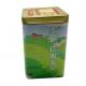 Customized Glossy Rectangular Tin Can 0.22mm Tea Packaging Tins