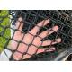 Hot Dipped Link Chain Fence , Dark Green Residential Chain Link Fencing