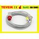 Round 6 Pin IBP Cable 12 Feet / Reusable Medical Electrodes For Patient Monitor