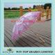 China style pink and white craft umbrella