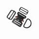 Wholesale Durable Black Color Dog Collar Metal Tactical Quick Release Buckle Set Pet Collar Hardware