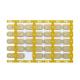 0.8mm 4 Layer HDI PCB Board Yellow Color 1OZ Finished Immersion Gold